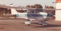 N78214 - Palo Alto Airport, late 1960's - by Darrel A. Doran