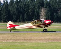 N9334A @ KAWO - 1949 Cessna 195 C/N 7413 - by Terry Green