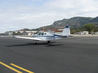 N8557M @ SZP - 1963 Beech 35-B33 DEBONAIR, Continental IO-470-K 225 Hp, taxi - by Doug Robertson