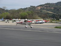N2028K @ SZP - 1947 Luscombe 8E SILVAIRE, Continental C85 85 Hp, landing roll Rwy 22 - by Doug Robertson
