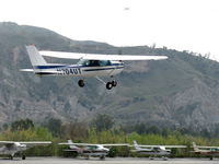 N704UT @ SZP - 1976 Cessna 150M, Continental O-200 100 Hp, takeoff climb Rwy 22 - by Doug Robertson
