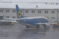 UR-GBB @ LOWW - Ukraine International Boeing 737 - by Thomas Ranner