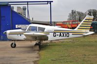 G-AXIO @ EGHH - Waiting to enter paintshop - by John Coates