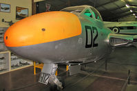 A79-602 @ GREE - De Havilland Australia Vampire T35 (DH-115) at Lincoln Nitschke's Aviation Museum, Greenoch, South Australia in 2004. - by Malcolm Clarke