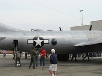 N529B @ CMA - 1944 Boeing B-29 SUPERFORTRESS 'FIFI', the gunners looked through domed windows for enemy aircraft and the central fire control gunner operated the computer firing system gun turrets, very effective for the time. - by Doug Robertson