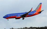 N259WN @ BWI - On final to 33L.