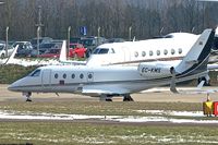 EC-KMS @ EGGW - 2007 Gulfstream Aerospace G150, c/n: 237 at Luton - by Terry Fletcher