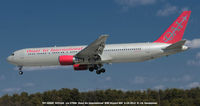 N351AX @ BWI - On Final.