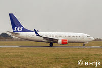LN-TUJ @ EIDW - Awaiting departure off Rwy 10 at Dublin.