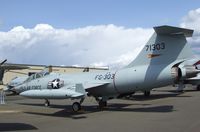 57-1303 - Lockheed F-104B Starfighter at the Aerospace Museum of California, Sacramento CA - by Ingo Warnecke