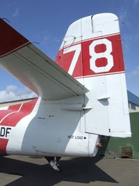 N412DF - Grumman S2F-1 (TS-2A) Tracker, converted to 'water bomber' at the Aerospace Museum of California, Sacramento CA