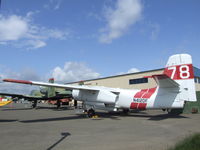 N412DF - Grumman S2F-1 (TS-2A) Tracker, converted to 'water bomber' at the Aerospace Museum of California, Sacramento CA