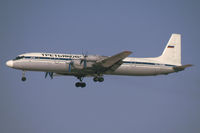 RA-74296 @ OMDB - Tretyakovo Airlines IL18 - by Andy Graf - VAP