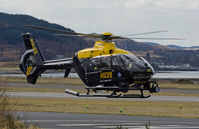 G-SPAO @ EGEO - Departing Oban after taking fuel. From 1 April 2013, Strathclyde Police will become part of the amalgamated Police Service of Scotland (Seirbheis Phoilis na h-Alba). - by Jonathan Allen