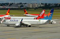 PR-VBF @ SBGR - Varig B738 in a colourful scene. - by FerryPNL