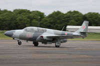 G-ISKA @ X3BR - Fast run down the runway. - by Howard J Curtis