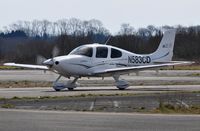 N583CD @ EGFH - Visiting SR-22. - by Roger Winser