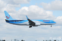 G-TAWN @ EIDW - Landing Rwy 10 at Dublin.