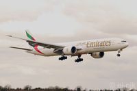 A6-EGY @ EIDW - Landing Rwy 10 at Dublin.