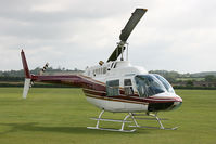 G-SUEX @ EGDY - At the Air Day. Giving helicopter rides. - by Howard J Curtis