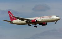 N342AX @ ETAR - on final RW26