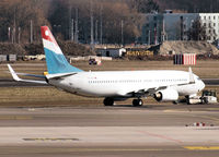 TC-TJL @ AMS - With help to the repair or repainting place. This was the first flight on Schiphol Airport. ( In the old colour of Luxair) - by Willem Göebel