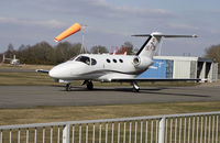 OE-FZB @ EGLK - Taxying past Bushe Cafe for  departure R/W 07