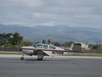 N1708W @ OXR - 1964 Beech S35 BONANZA, Continental IO-520-B 285 Hp, fuselage stretched 19 inches in S model, fastest Bonanza built to that time with max speed 212 mph. - by Doug Robertson
