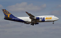 N464MC @ ETAR - on final RW 08 - by Karl-Heinz Krebs