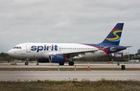 N521NK @ KFLL - Airbus A319 - by Mark Pasqualino