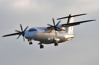 5N-DOX @ EGHH - Evening arrival from Algeria - by John Coates