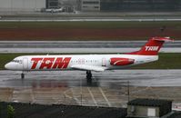 PT-MQR @ SBSP - TAM Fk100 on a rainy day - by FerryPNL