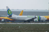 PH-HZD @ EGNX - Transavia - by Chris Hall