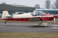 G-BFGK @ EGHS - At the LAA Fly-In and HMS Dipper 70th Anniversary Event. Privately owned. - by Howard J Curtis