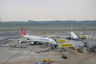 TC-JDM @ LOWW - Two A340s! WOW! That's rare here in Vienna! - by David Pauritsch