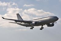 EC-330 @ EGHH - MRTT-019 arriving back after paint into RAF colours - by John Coates