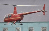 G-SPTR @ EGHH - Pipeline R44 arrives at B Handling - by John Coates