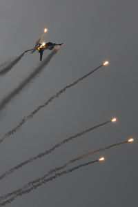 FA-110 @ EGDY - At Air Day. Firing off flares against a grim sky!l - by Howard J Curtis