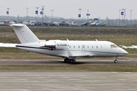 G-KAHR @ EGGW - Recently registered 2008 Canadair CL-600-2B16, c/n: 5758 of TAG Aviation at Luton - by Terry Fletcher