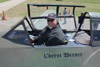 N262AZ @ DAL - Yours truly stuffed into the Collings Foundation ME-262 at Dallas Love Field - by Zane Adams