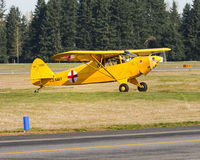 N68490 @ KAWO - N68490 1943 Piper J5C C/N 5-1456 - by Terry Green