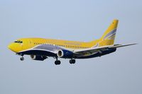 F-GZTB @ LFRB - Europe Airpost Boing 737-33VQC, Short approach rwy 25L, Brest-Bretagne Airport (LFRB-BES) - by Yves-Q