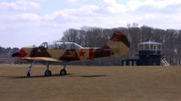 G-IUII @ EGTH - 1. Immaculate YAK-52 visiting The Shuttleworth Collection at Old Warden.