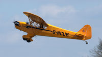 G-NCUB @ EGTH - 4. G-NCUB departing Shuttleworth (Old Warden) Aerodrome.