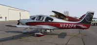N522PK @ KAXN - Cirrus SR22T on the line. - by Kreg Anderson