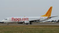 TC-IZF @ EGSH - Leaving following re spray from AirBerlin 'Turkey' back to Pegasus colour scheme. - by keithnewsome