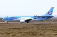 G-FDZD @ EGNX - Thomson 2007 Boeing 737-8K5, c/n: 35132 at East Midlands - by Terry Fletcher