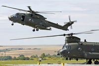 ZJ121 @ EGDN - About to land at the Forward Air Refuelling Point. - by Howard J Curtis