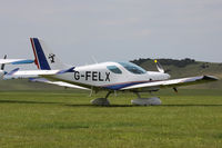 G-FELX @ EGHA - Privately owned. - by Howard J Curtis