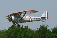 F-BCNL @ LFFQ - Morane Saulnier MS 317, La Ferté Alais Airfield (LFFQ) Air Show (Le Temps Des Hélices) - by Yves-Q